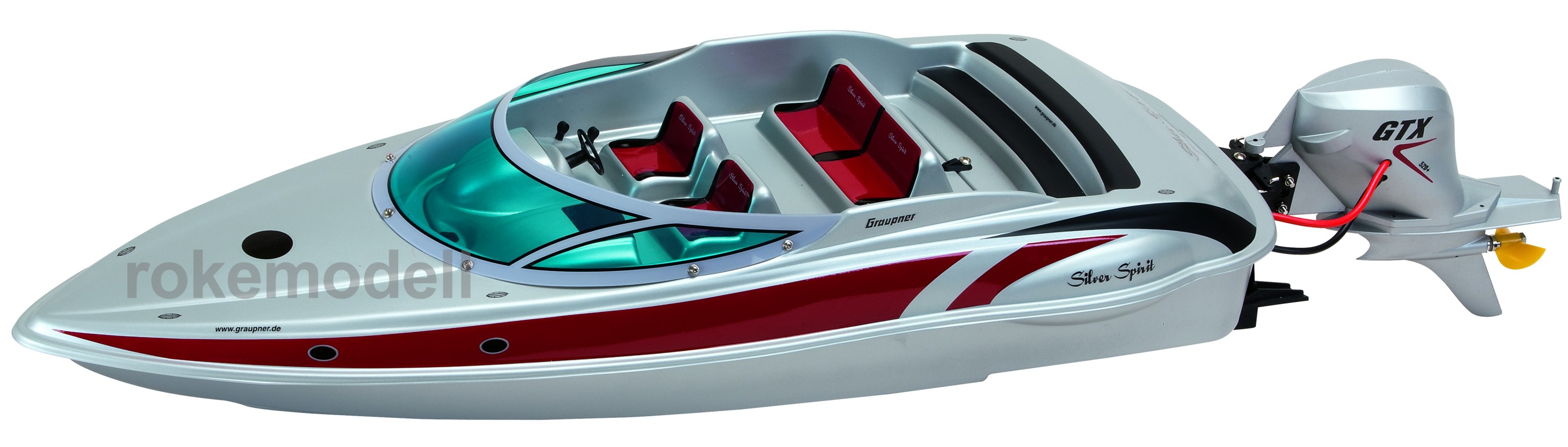 BATEAU RC GRAUPNER SILVER SPIRIT réf 2001 + boite , testé OK EUR 159,00 - FR