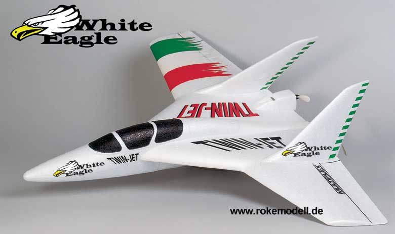 ROKE Modelle MPX Multiplex 214324 Twin Jet White Eagle Twinjet